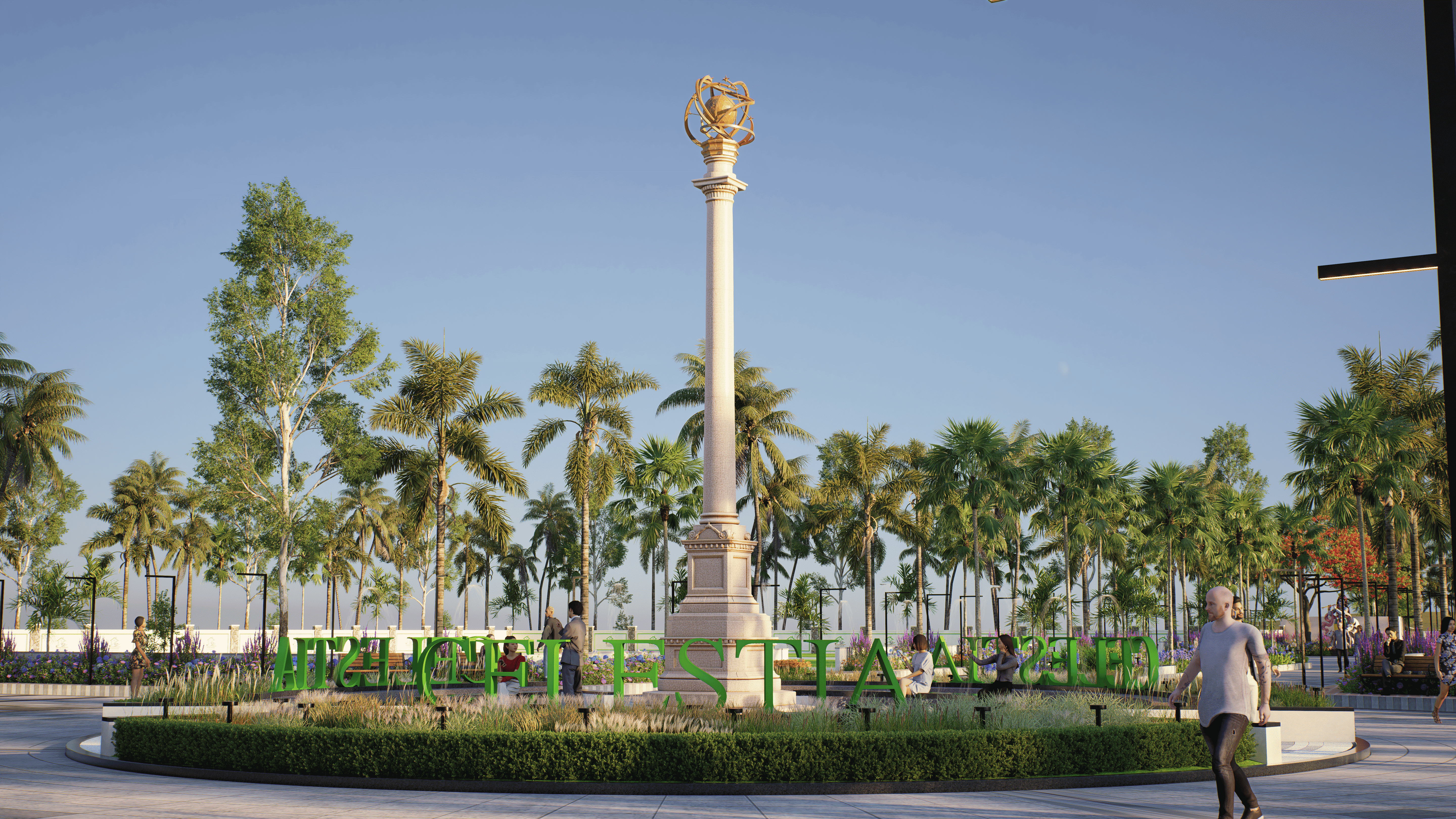Shyamashish Celestia - Iconic Fountain & Sculpture (Ultra HD)